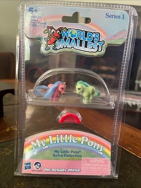 World's Smallest My Little Pony Mini New 80’s Firefly & Minty Series 1